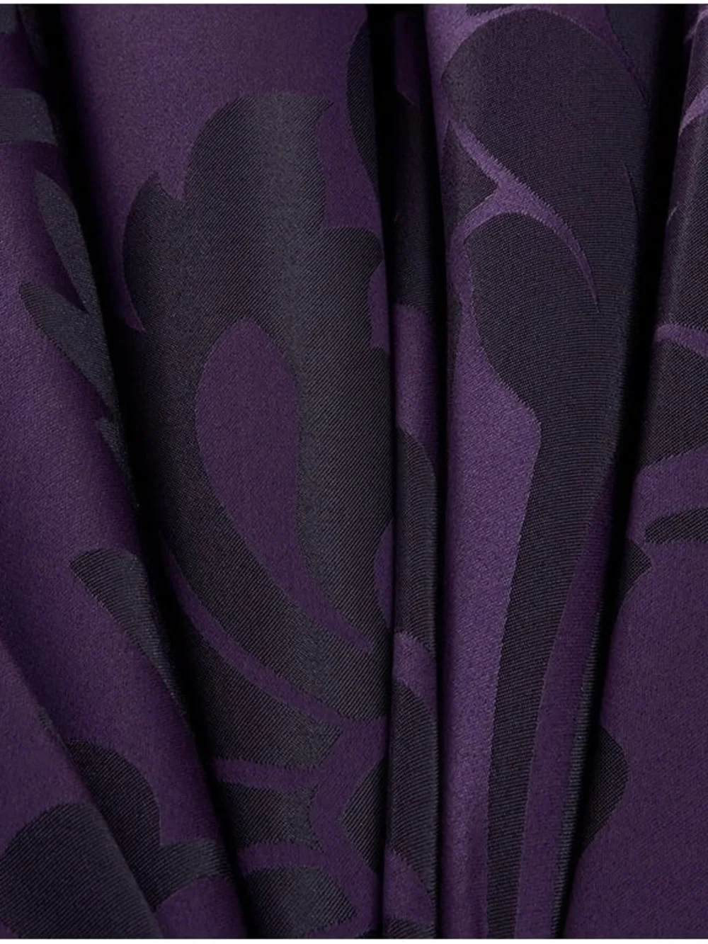 Purple Damask king 3 piece Comforter Set